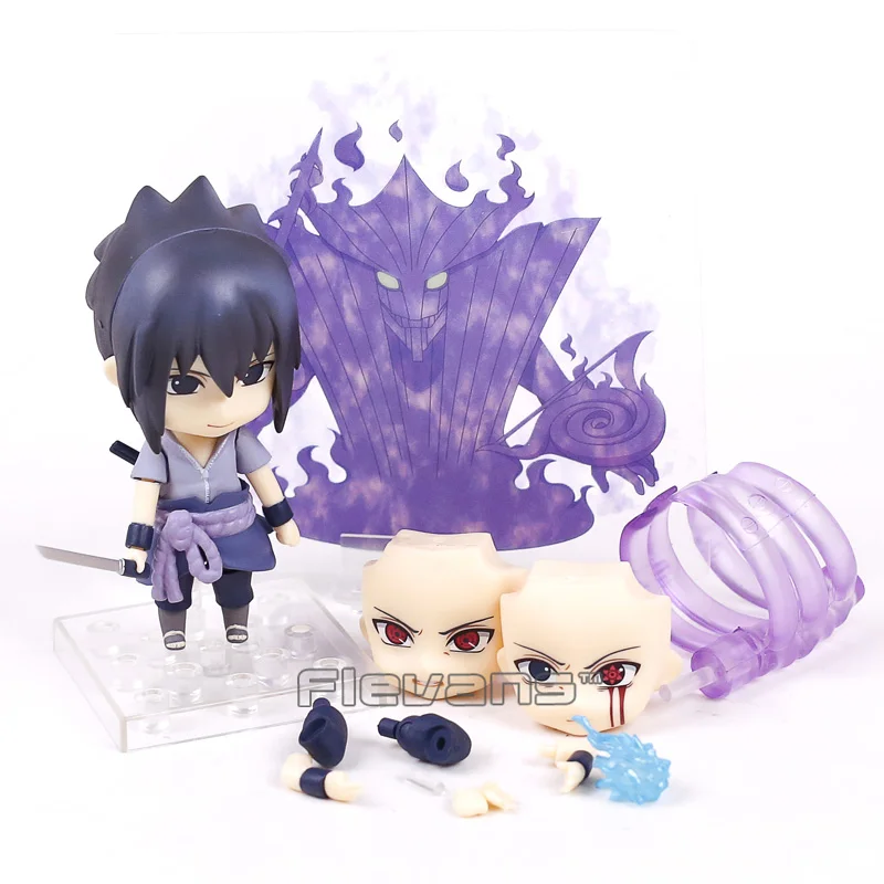 Nendoroid Naruto Shippuden Uchiha Sasuke 707 Uzumaki Наруто 682 хюуга Хината 879 Хатаке Какаши 724 ПВХ фигурка игрушка - Цвет: 707 no box