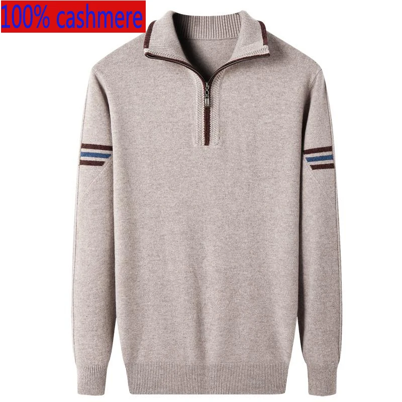 Новый высококачественный осенне-зимний утолщенный кашемировый свитер большой