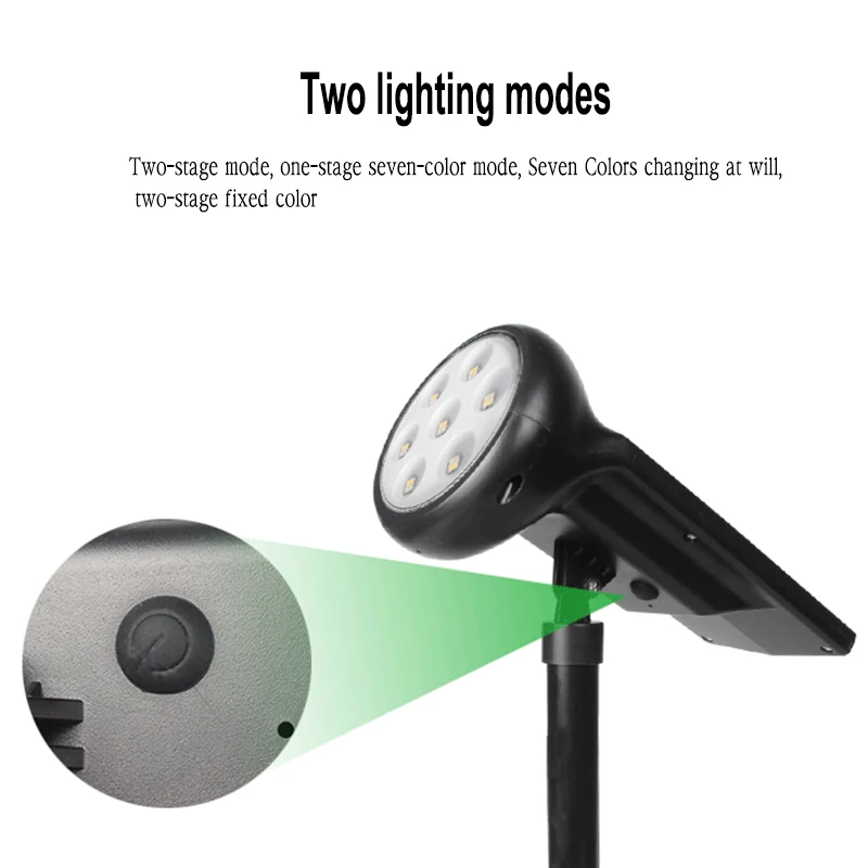 

Solar Powered Lawn Lamp Garden Lights Outdoor IP55 Waterproof 7 Colors Change Lighting Led Path Ground Lights Decorations