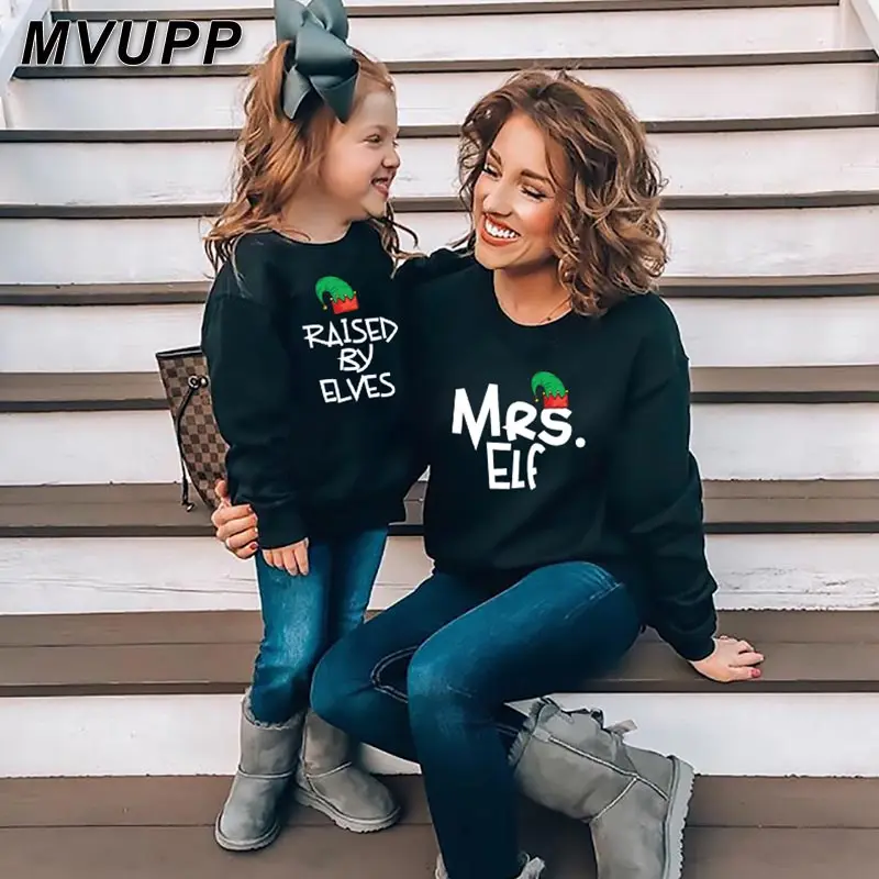 Семейный комплект свитеров Mr Mrs Одинаковая одежда для мамы и дочки папы сына