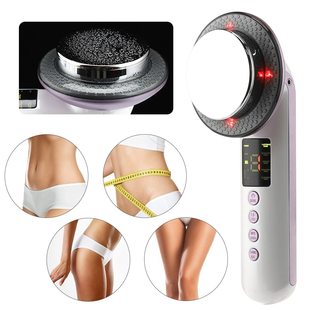 3 в 1 ультразвуковой массажер для похудения тела EMS инфракрасный ультразвуковая