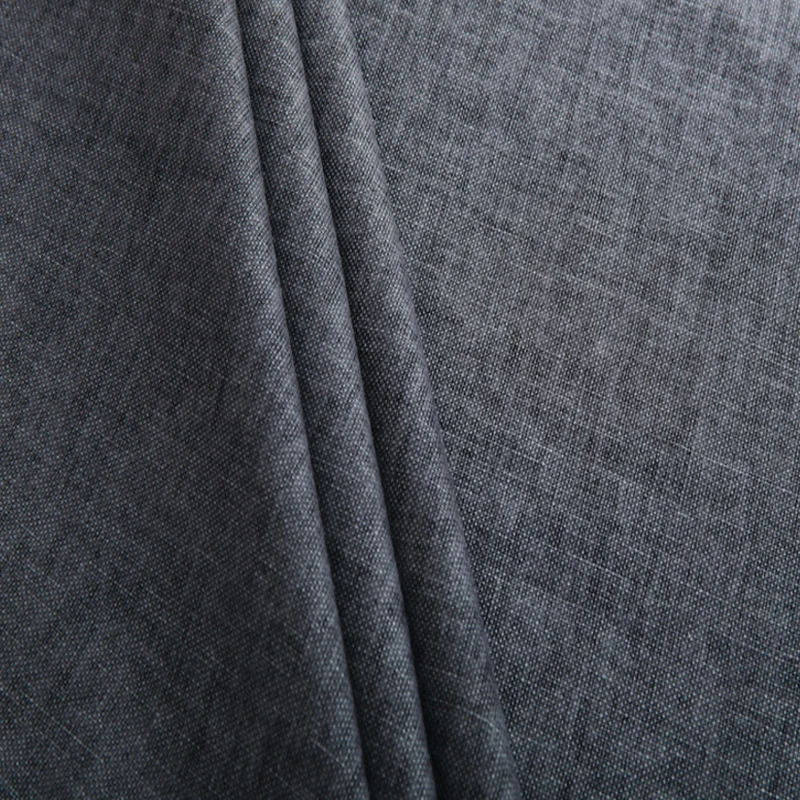 Скатерть из хлопка и льна простая современная однотонная прямоугольная кофейная