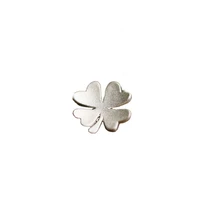 xuqian hot selling korean wild simple clover pendants with 1 2mm for necklaces bracelets jewelry accessories p0021