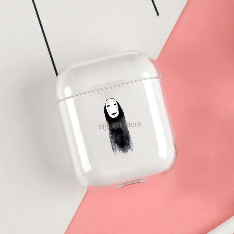 

Spirited Away No Face Cases For Apple AirPods 1 2 Case Clear Wireless Bluetooth Earphone Case Protective Shell