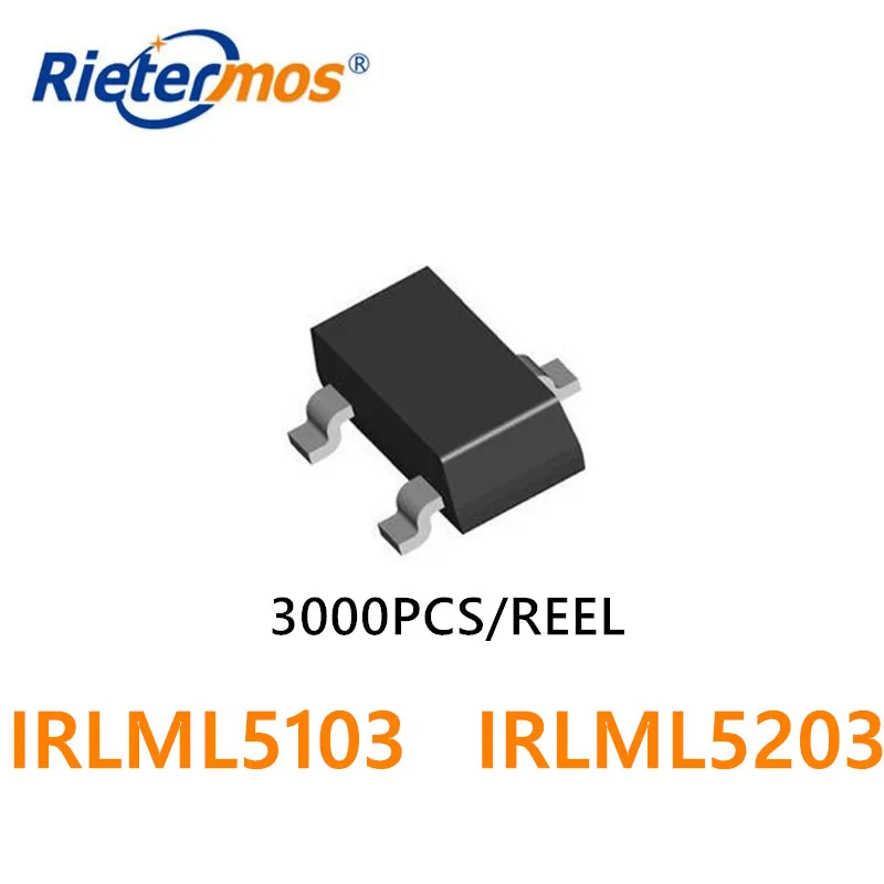3000 шт. IRLML5203GPBF IRLML5203G IRLML5203TRPBF IRLML5203PBF IRLML5103GPBF IRLML5103G IRLML5103TRPBF IRLML5103PBF SOT23 PMOS 30V|Запасные