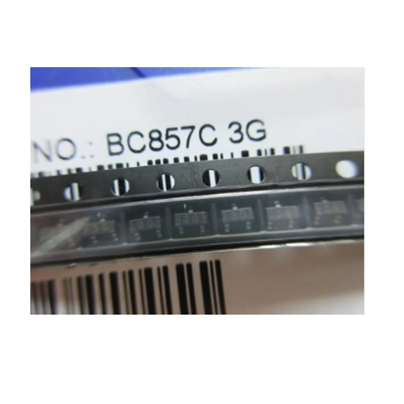 100 шт./лот BC857C SMD SOT23 3G BC857 SOT-23 новая и оригинальная искусственная кожа | Бытовая