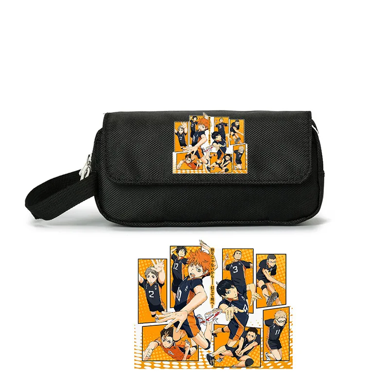 Аниме Haikyuu! Чехол унисекс для карандашей и ручек косплея школьный мультяшный