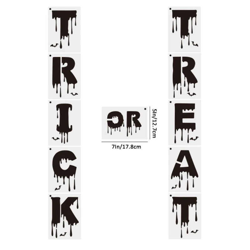 Декор для Хэллоуина многоразовые трафареты шаблоны рисования на дереве Аэрограф