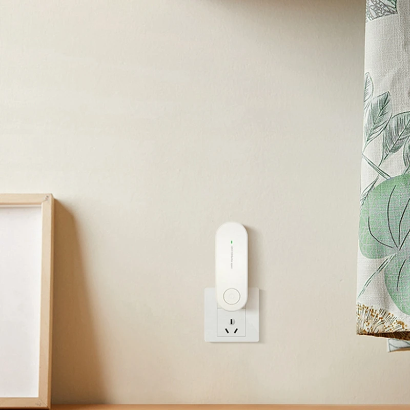 

2PCS Plug in Air Purifier for Home Cleaner Mini Air Ionizer to Remove Smoke Portable Deodorizer, White & Black EU Plug