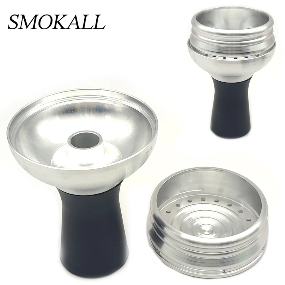 

1Pcs Hookah Bowl Metal Charcoal Holder Heat Management Base Sheesha Tobacco Accessories Narguile Cachimbas Cazoleta Shisha