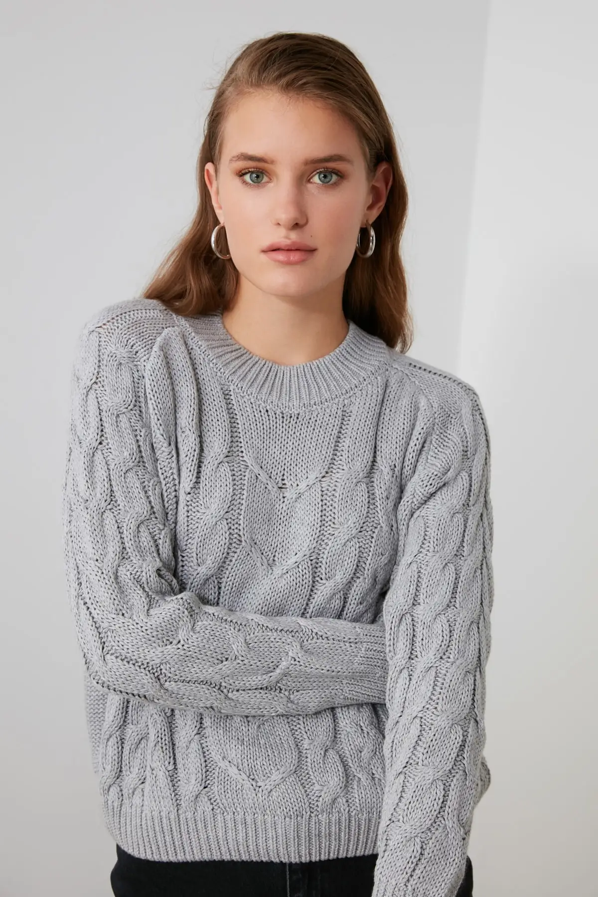 

Trendyol Hair Weave Detailed Knitwear Sweater TWOAW21KZ2006