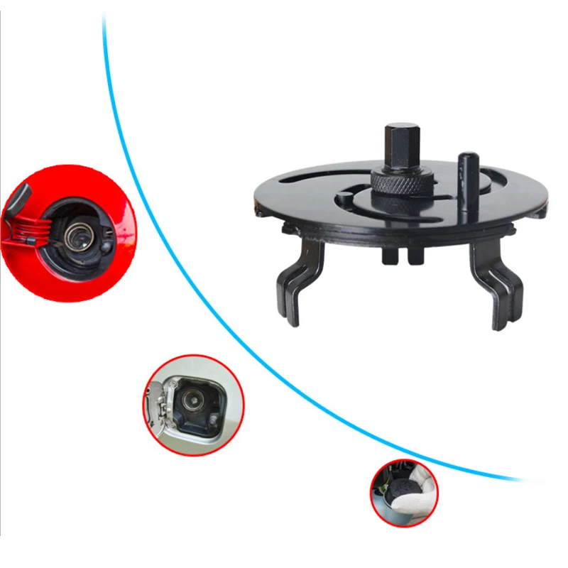 

3 Jaws Adjustable Fuel Tank Lid Wrench Fuel Gauge Sender Collars Removal Tools For Removing Oil Cover Steam Pump Cover Spanner