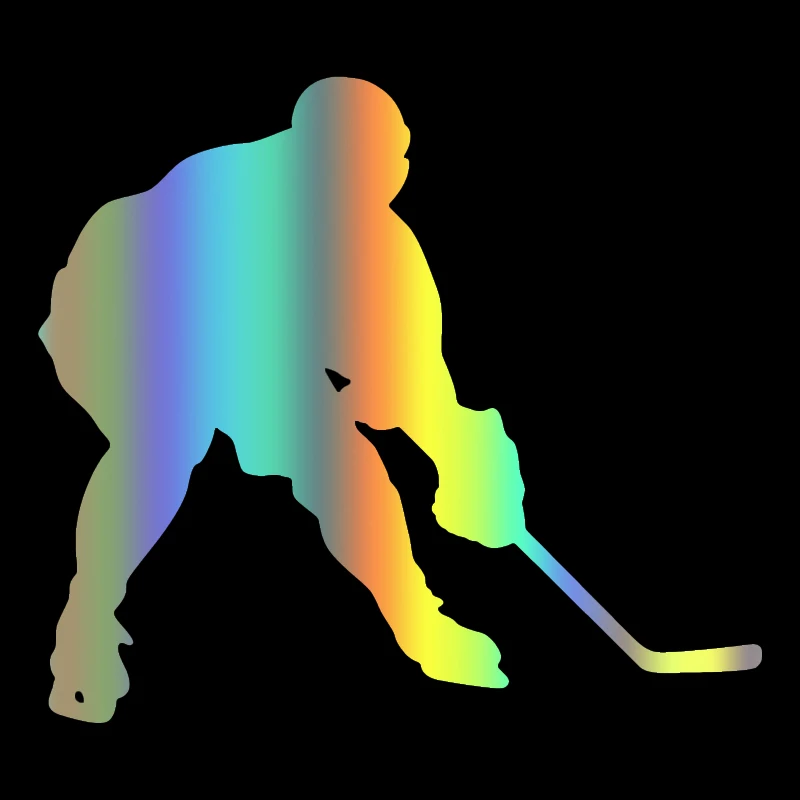 

наклейки на авто Хоккеист водонепроницаемые наклейки на машину наклейка для авто автонаклейка стикер этикеты винила наклейки стайлинга автомобилей украшения на бампере автомобиля заднее стекло