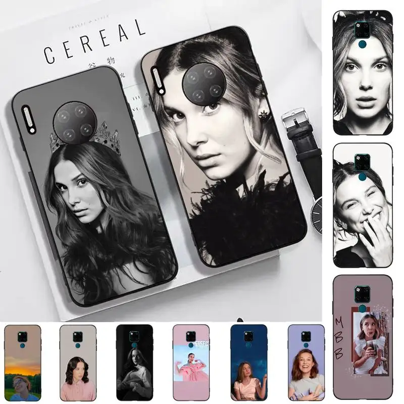 

Millie Bobby Brown Phone Case for Huawei Mate 20 10 9 40 30 lite pro X Nova 2 3i 7se