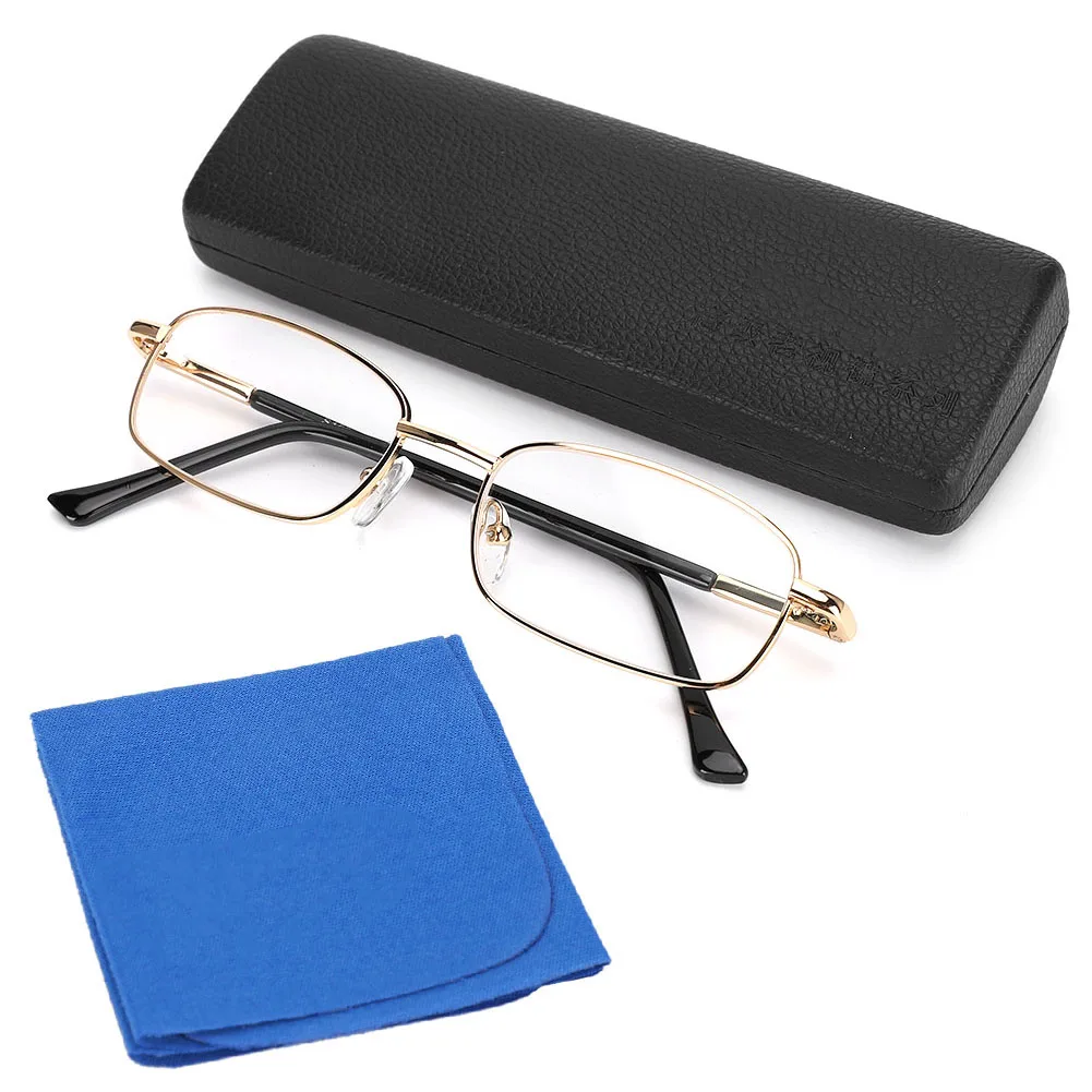 

Crystal Reading Glasses Visual Fatigue Relief High Definition Presbyopic Glasses with Case