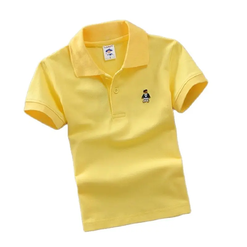 Высококачественная Новинка популярная рубашка поло одежда для маленьких