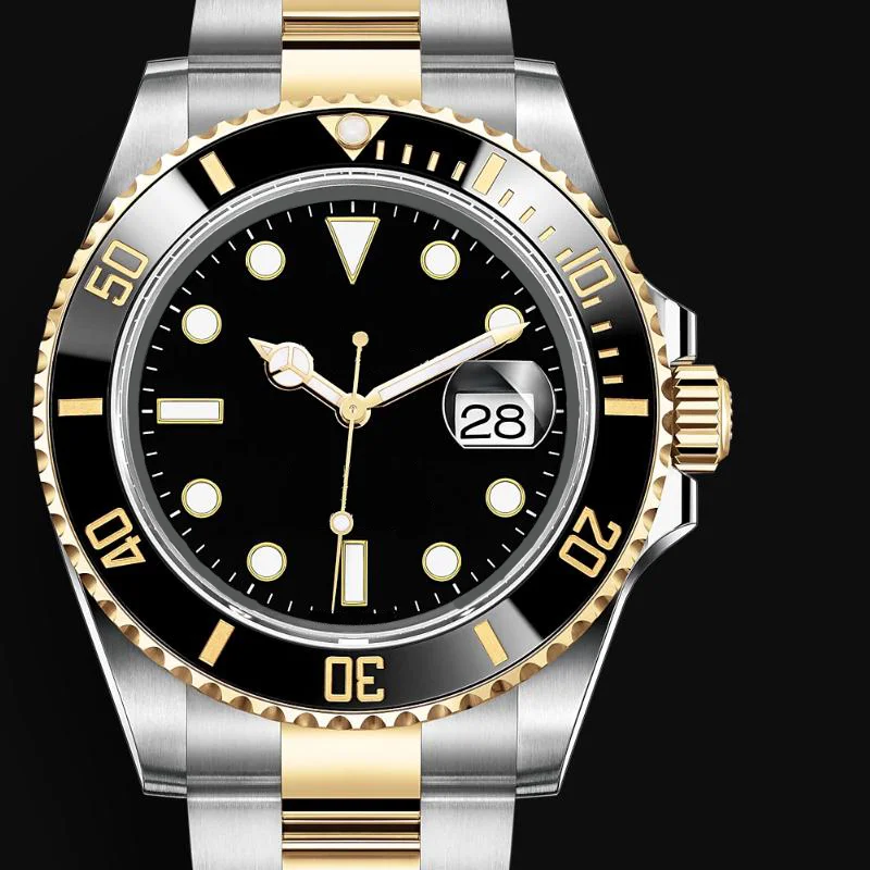 

Automatic Men's Mechanical Luxury Watch 41mm 2020 New 126610 Kermit Stainless Steel 1:1 Best Edition Watch Black Ceramic Bezel