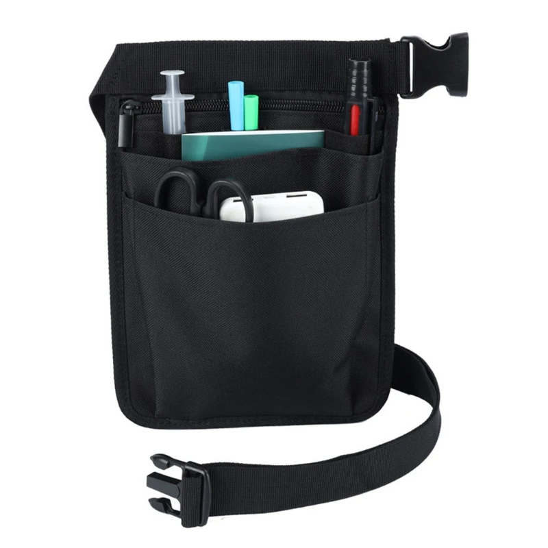 

Nursing Organizer Belt Multi Compartment Medica Pack Pocket Nurse Apron Hip Bag for Stethoscopes Bandage Scissors