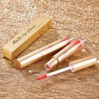luxury cosmetics kiss proof lipstick gloss makeup brown pink velvet red wine waterproof matte gold liquid lipstick