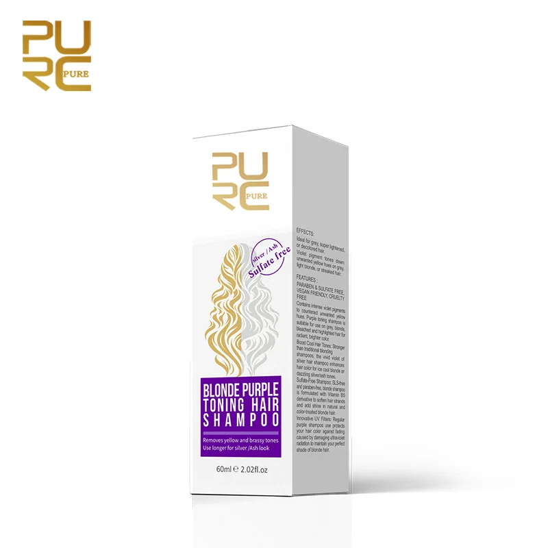 Шампунь для волос пурпурный и светлый 100 мл | Красота здоровье