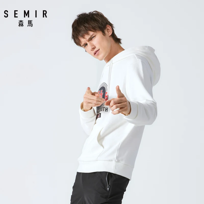 Мужские толстовки с капюшоном SEMIR спортивная куртка в Корейском стиле осень 2019 |