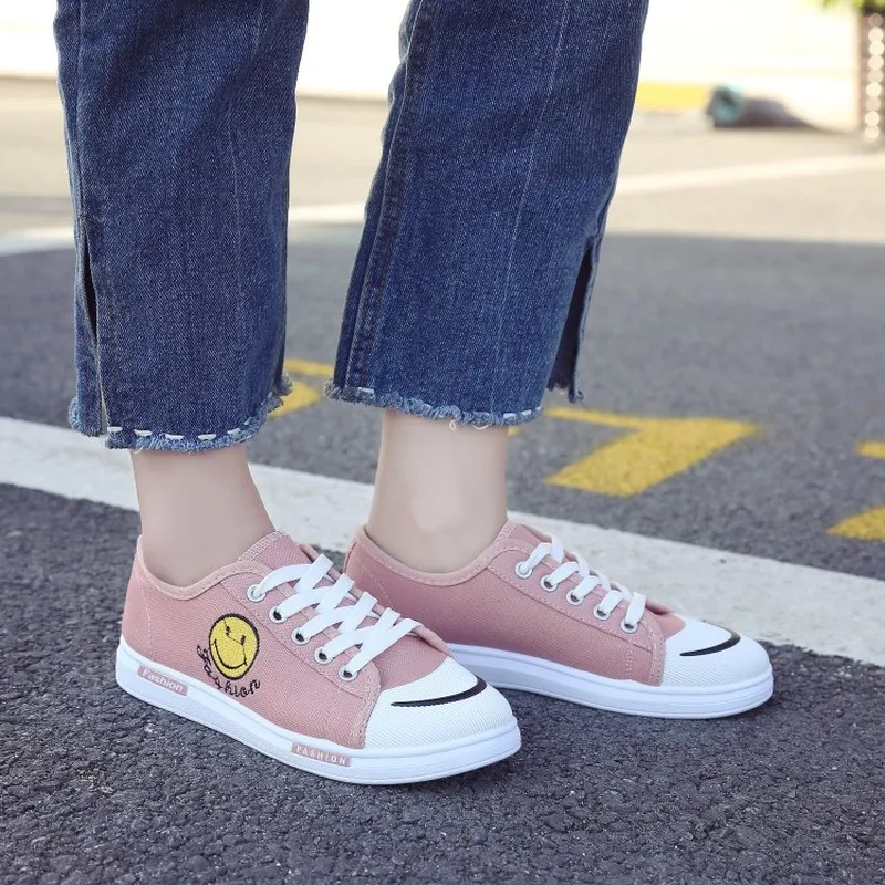 

2020 модные женские туфли; Сезон весна-осень; Штаны Черно-розовой расцветки; Женские кроссовки; Новая женская повседневная обувь на плоской по...