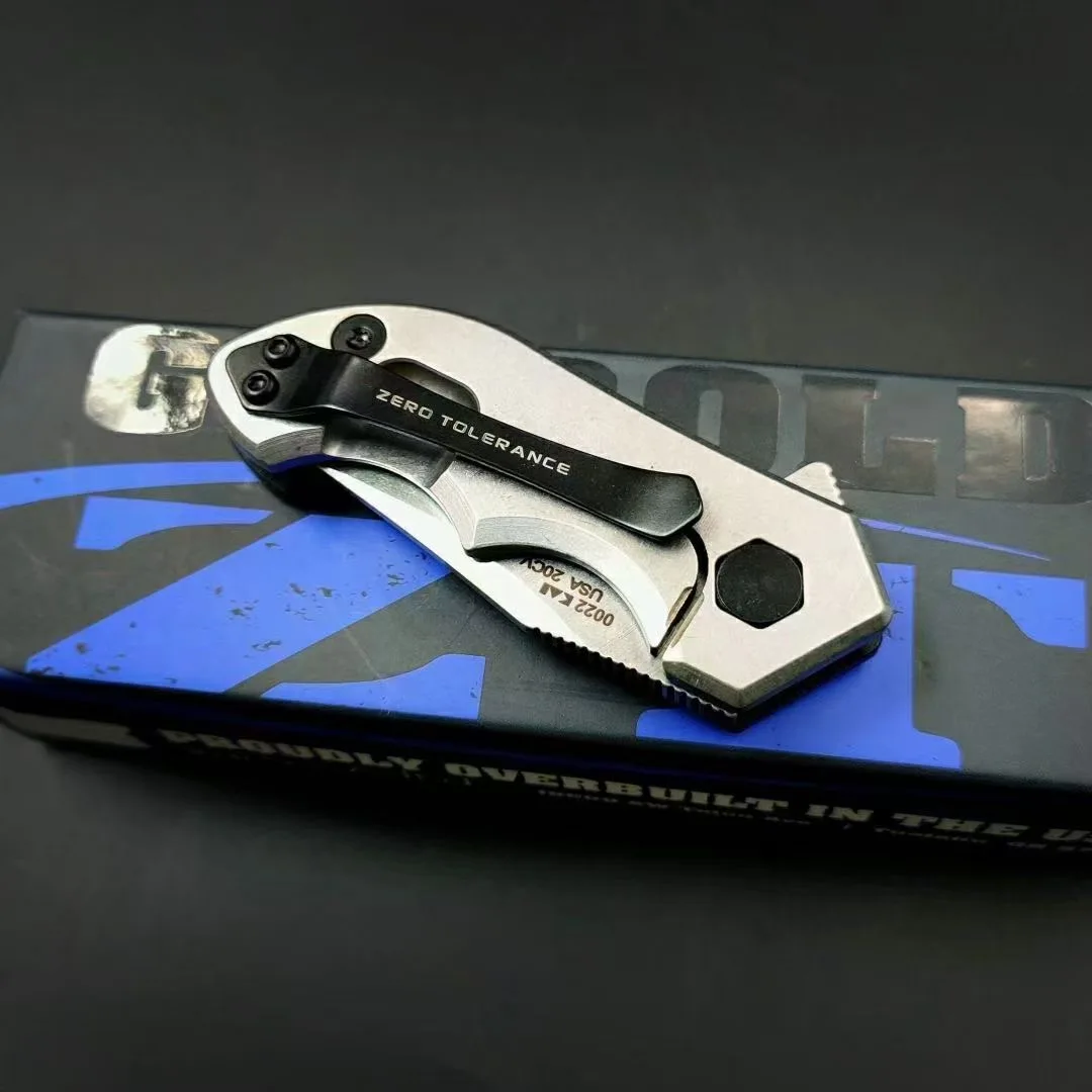 Складной нож ZT0022 карманный клинок из углеродного волокна с ручкой со стальным