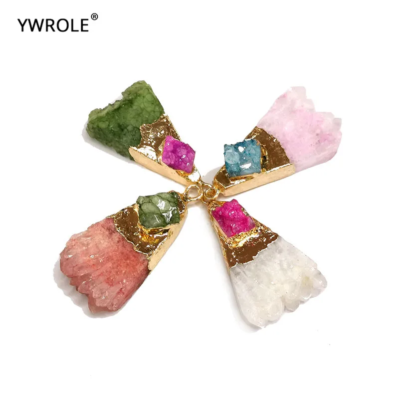 Оптовая продажа подвески из натурального хрусталя для изготовления ювелирных