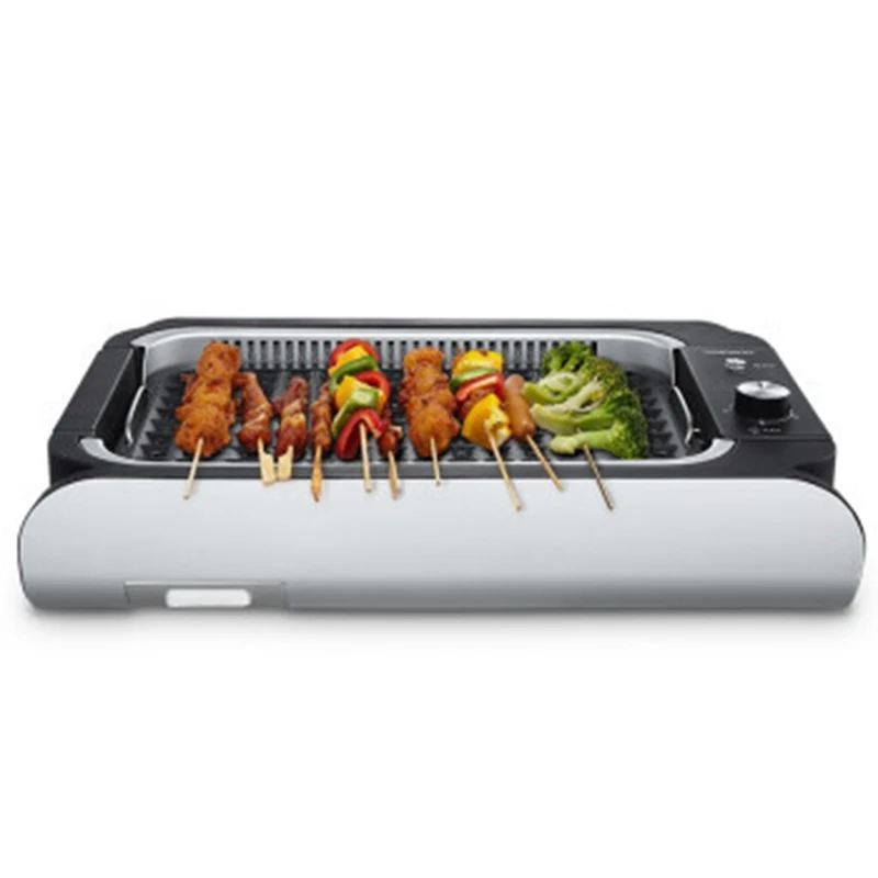 dysk s140 household barbecue pan multifunctional smokeless barbecue grill 1400w aluminum alloy pan barbecue 220v 50hz free global shipping