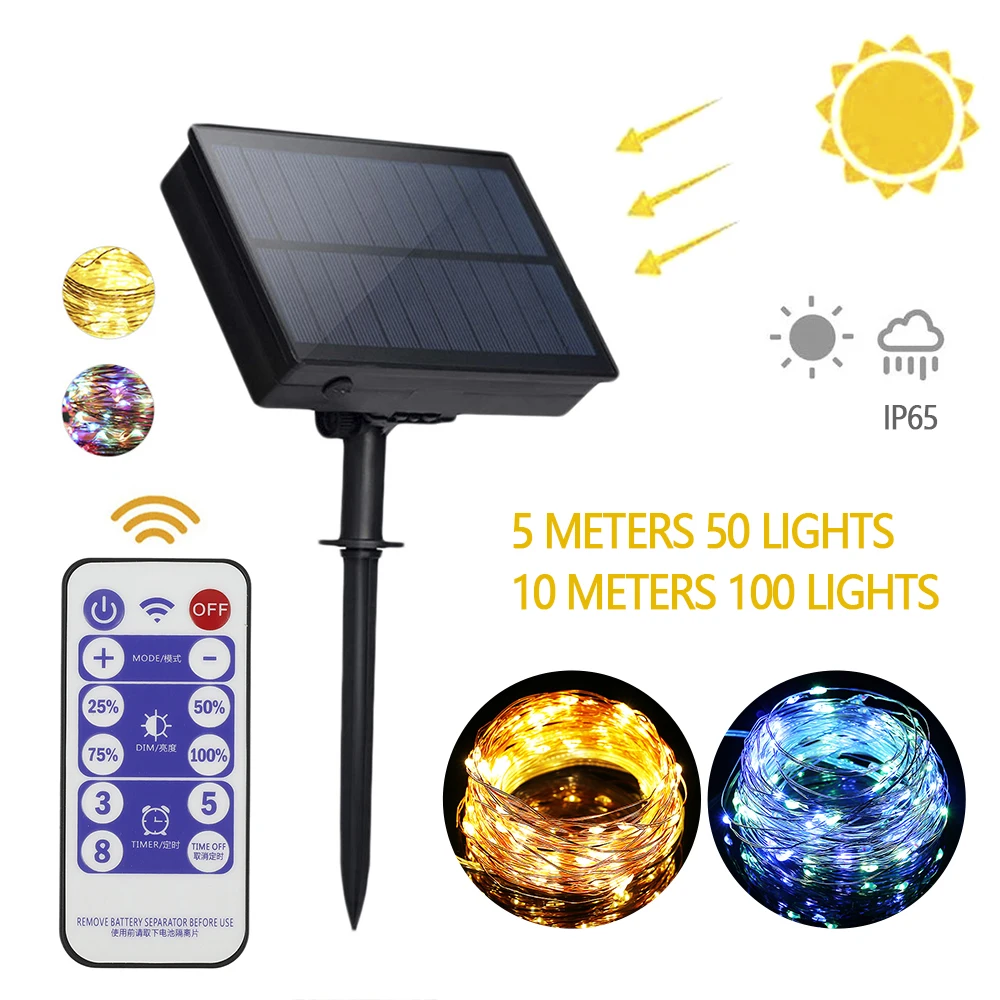 

Солнечный свет сада Открытый светодиодный солнечной энергии уличный гирлянда Фея гирлянды светодиодные фонари для сада вечерние рождеств...