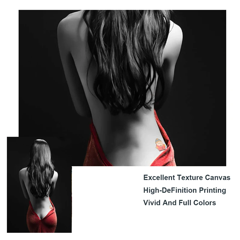 Плакаты и принты на холсте с изображением полуобнаженных женщин без рамки | Дом