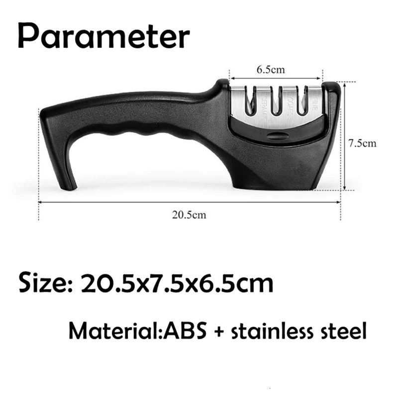 Профессиональная точилка для ножей 2/3 этапов кухонный точильный камень