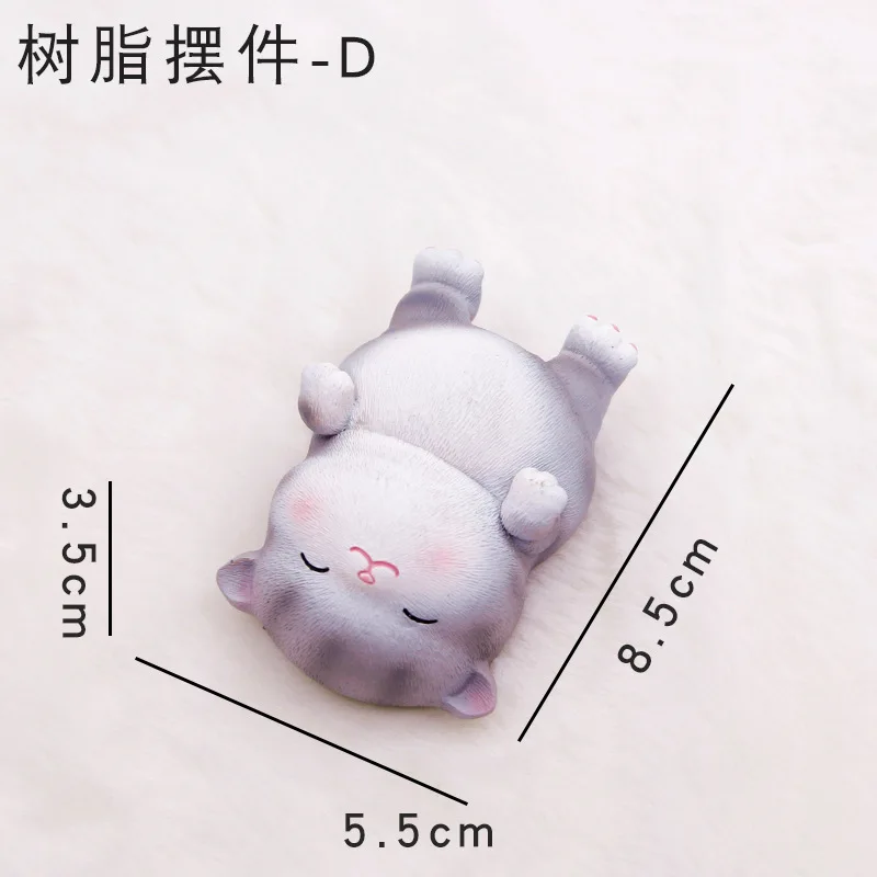 Новые японские миниатюрные статуэтки для террариума Kawaii, украшения для домашнего декора, креативный Рождественский подарок для детей, домашний декор - Цвет: Decoration only D