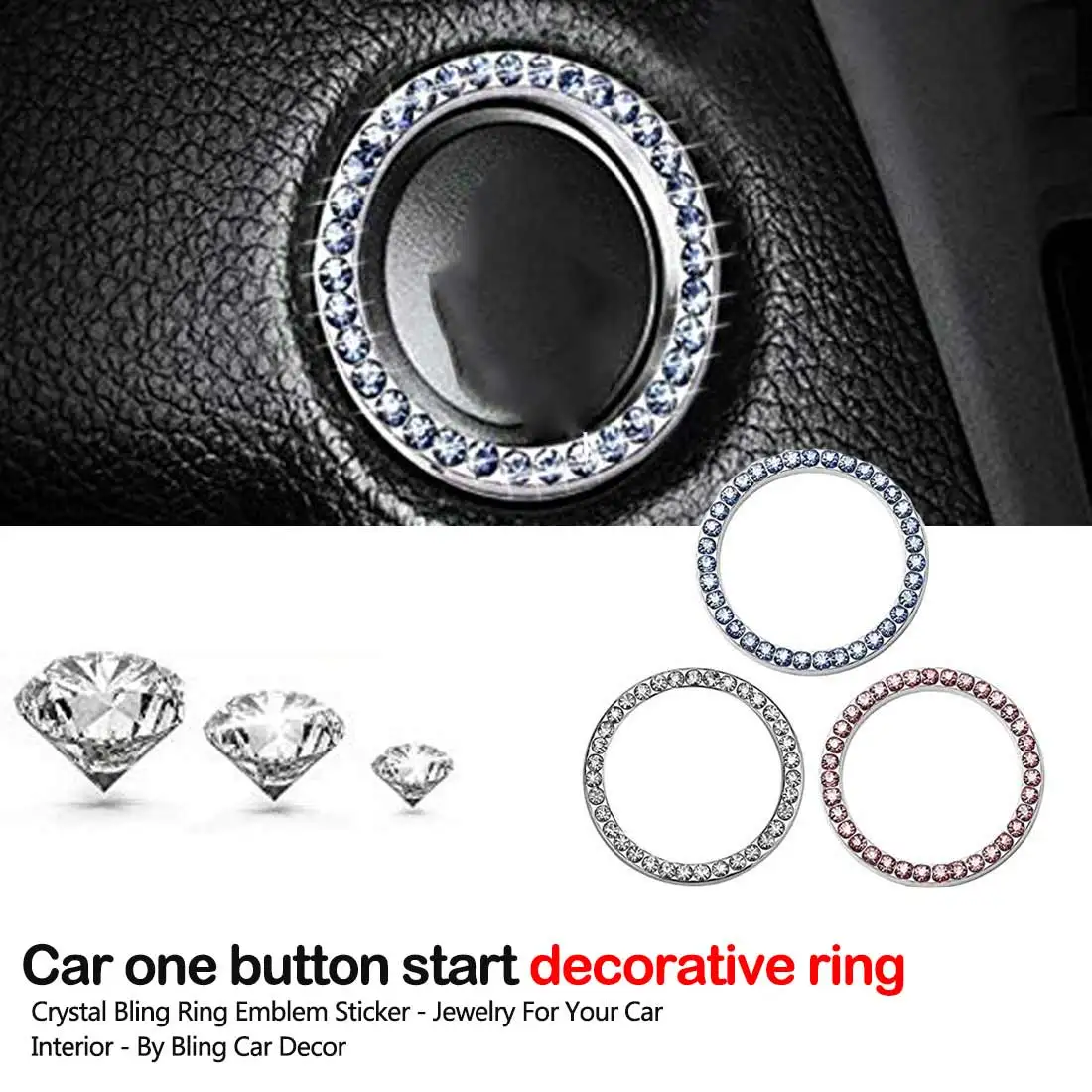 Автомобильный стартовый переключатель алмазное украшение для Alfa Romeo GT Q2 147 156 159