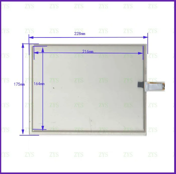 

XWT2373 228 * 175 mm special control in the 10.4 -inch order general 4-wire resistive touch screen machine