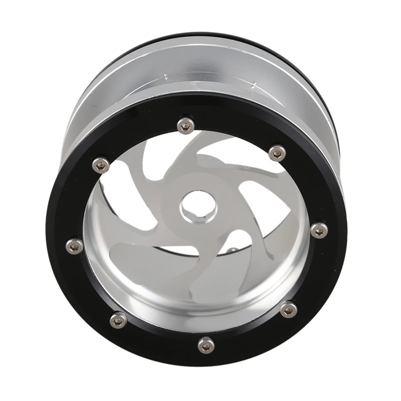 

4Pcs 2.2Inch Metal Beadlock Wheel Rims for 1/10 RC Crawler Axial Wraith