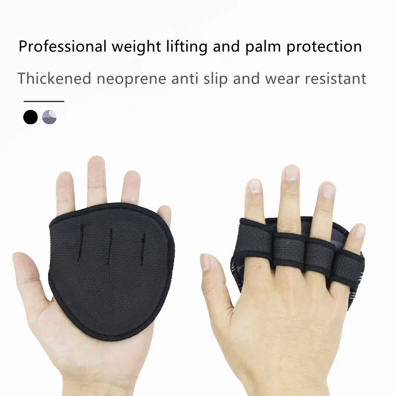 

Lifting Palm Dumbbell Grips Pads Unisex Anti Skid Weight Cross Training Gloves Gym Workout Fitness Sports For Hand Protector