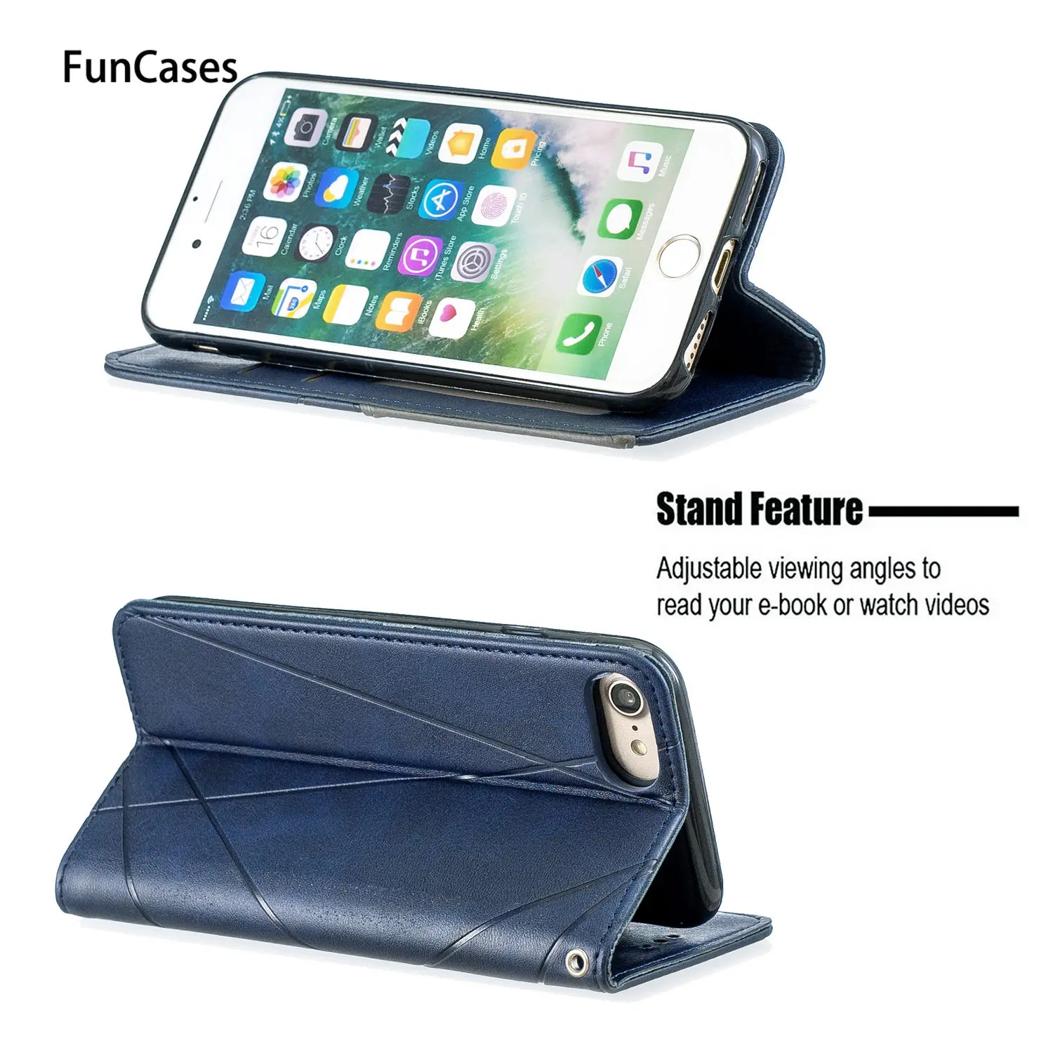 ТПУ чехлы для estuche iPhone 7 Ретро Чехол книжка Чехлы СПС протектор Apple capinha 8 4 &quotPU