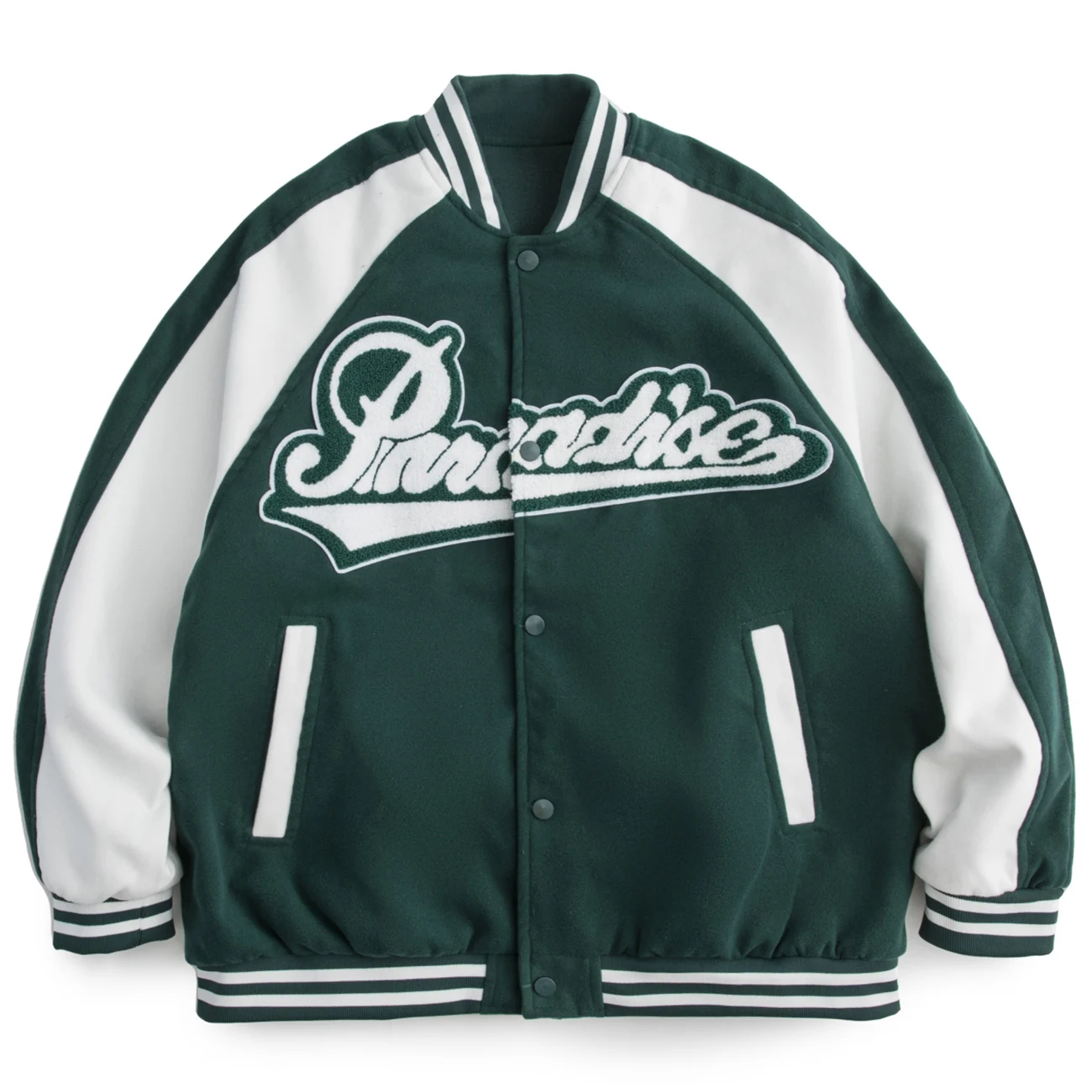

Hip Hop Baseball Jacket Men Streetwear Letter Flocking Color Matching Cotton Loose Jacket Coat Autumn Outwear Varsity Jacket