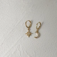girafe rose gold hoop stainless steel earrings for women statement