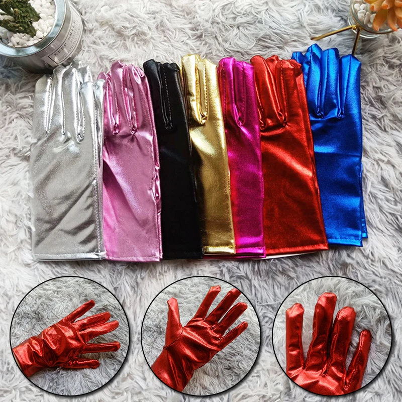

1 Pair Thin Stretched Spandex Gloves Women High Elastic Etiquette Gloves Dance Boutique Gloves High Quality Short Jewelry Gloves