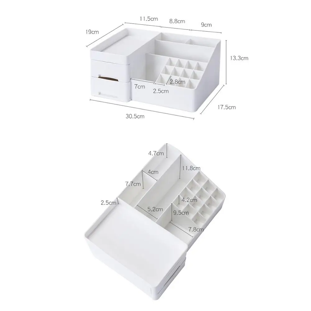 Большой ящик для косметики высококачественное Хранение коробка ухода за кожей
