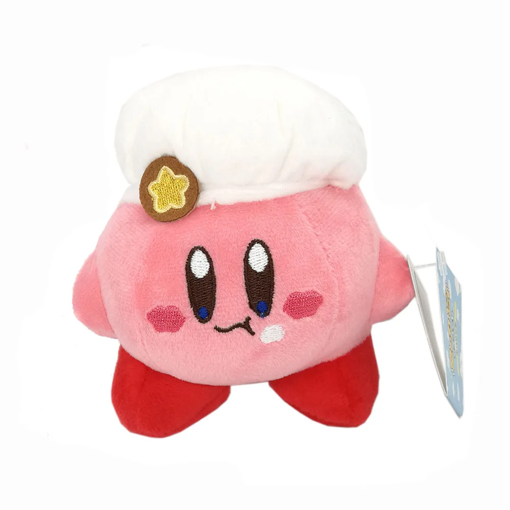 Cook Kirby 13CM Звезда Кирби ваддл ди Марио и Луиджи вишня мороженое Кирби готовить Кирби сумка брошь значок на плюшевые игрушки SYTJ - Цвет: Cook Kirby 13CM