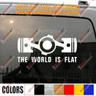 Виниловая наклейка The World is Flat Box Boxer, подходит для Subaru STI WRX