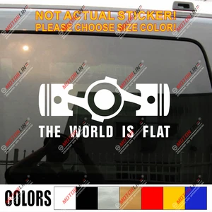 Виниловая наклейка The World is Flat Box Boxer, подходит для Subaru STI WRX