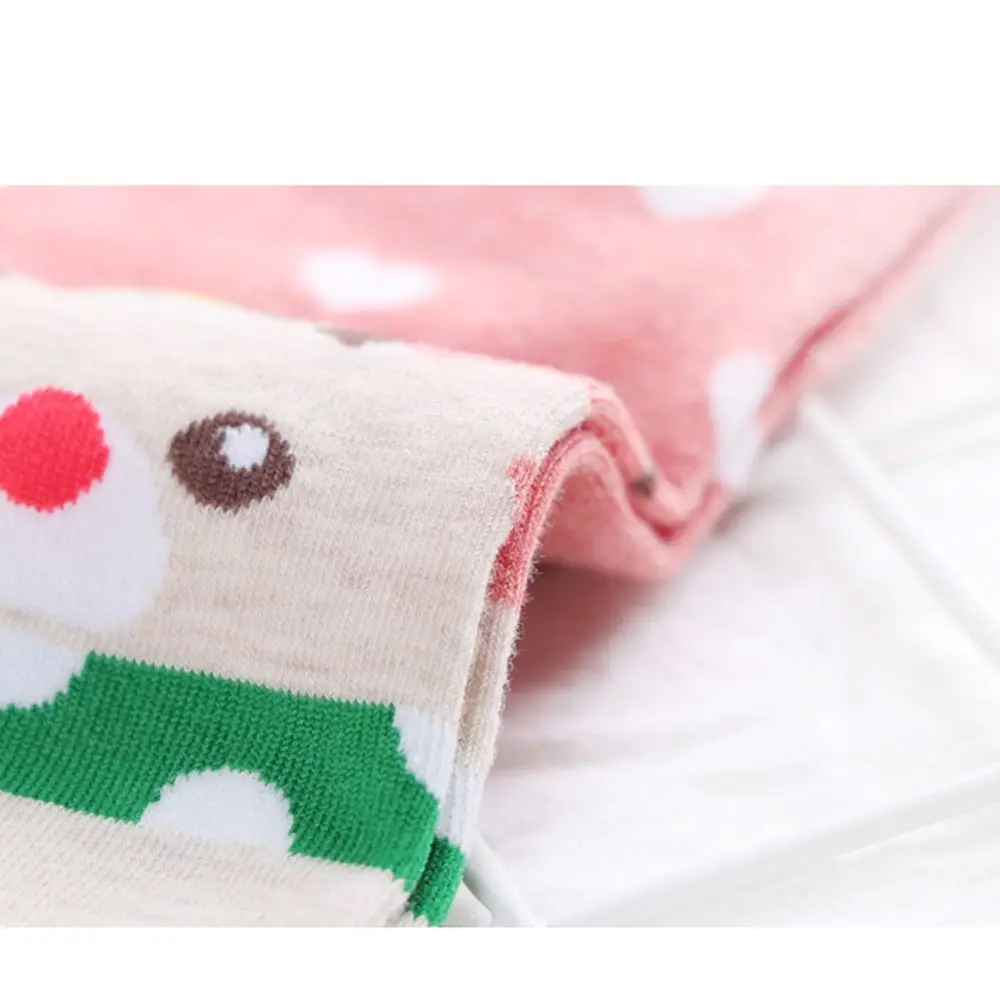 2019 новый дизайн рождественские носки Санта-Клауса женские хлопковые короткие