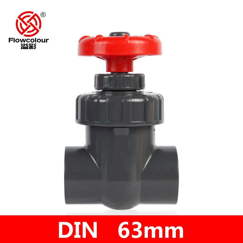 

Sanking UPVC 63 mm Gate Valve Pipe Joints Water Pipe Adapter Joint Irrigation System Garden Water Connect
