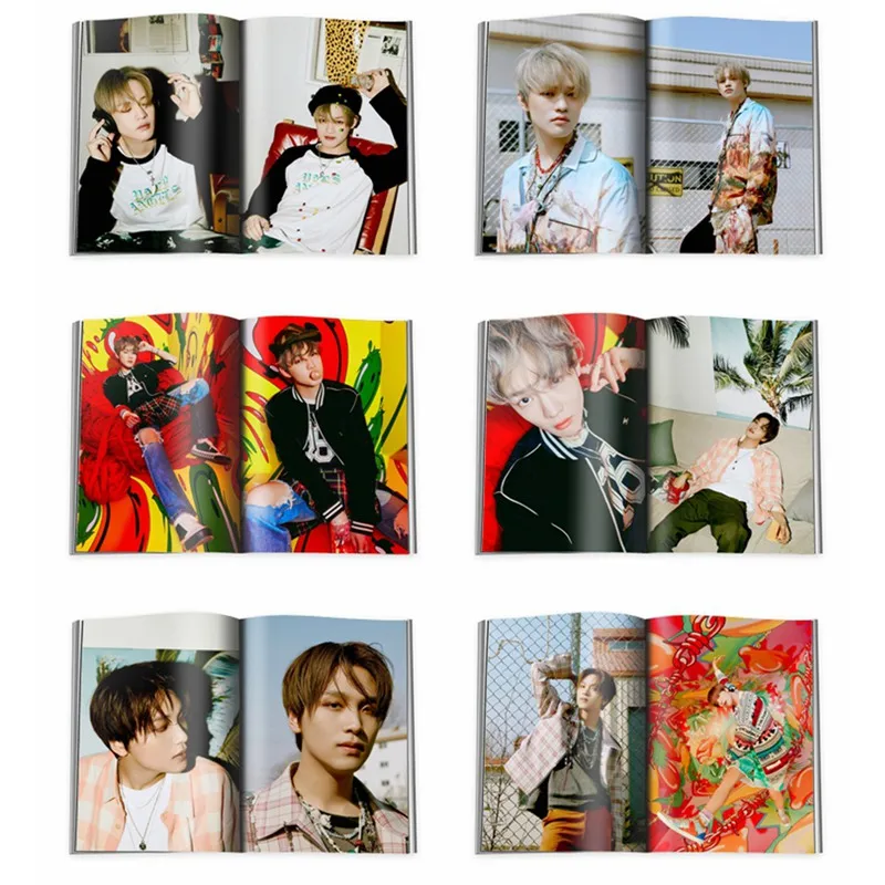 

Kpop NCT DREAM Hot Sauce Album Photobook NCT DREAM Mini Photo Album Book Photo Card Fans Collection Gift