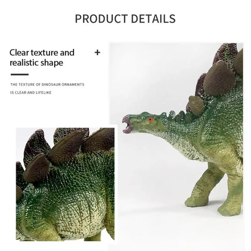 

Children's Dinosaur Toy Simulation Model Stegosaurus Large Solid Plastic Animal Model For Decoration/play Dinosaurios Gift