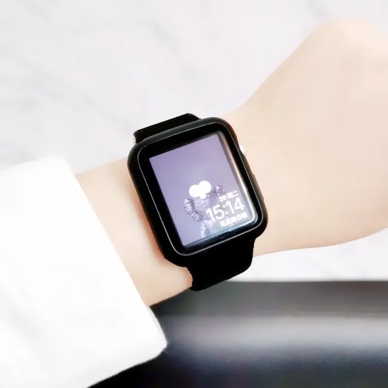 

Strap For apple watch band 38mm 42mm iwatch 4 band 44mm 40mm Silicone bracelet correa for apple watch 6 5 4 3 38 42 40 44 mm